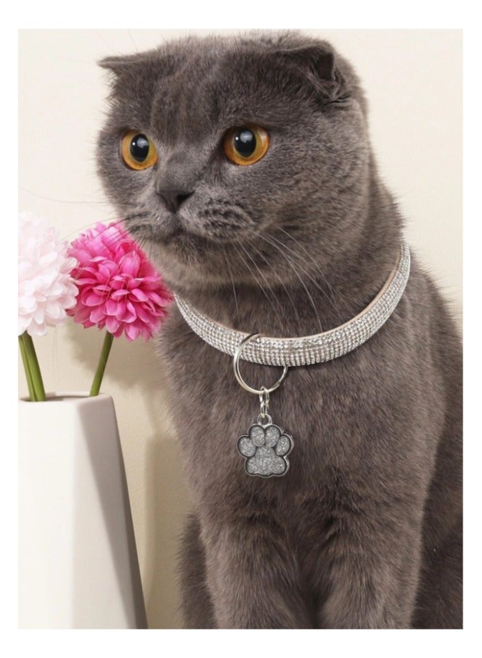 Cute Cat Collar With Pendant. Adjustable size anti-choke, suitable for cats and other small pets - Image 1