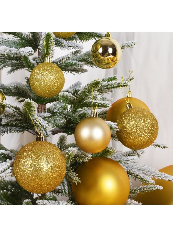 24 Pcs Christmas Ball Ornaments, 4cm Hanging Tree Decorations for Xmas Holiday, Wedding & Party Festive Decor - Image 4