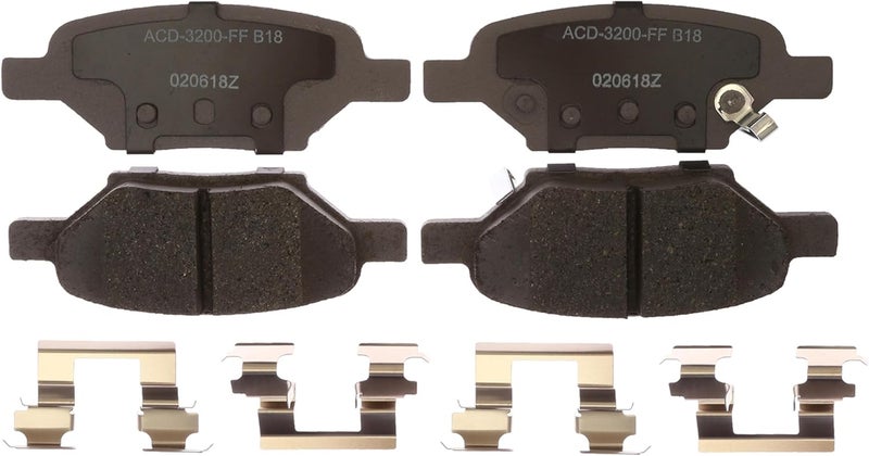 ACDelco Rear Brake Pad Set for Chevrolet Cobalt, HHR, Malibu, Pontiac G5, G6, Saturn Aura, Ion - Image 1