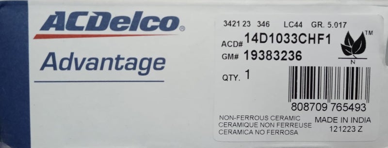 ACDelco Rear Brake Pad Set for Chevrolet Cobalt, HHR, Malibu, Pontiac G5, G6, Saturn Aura, Ion - Image 2