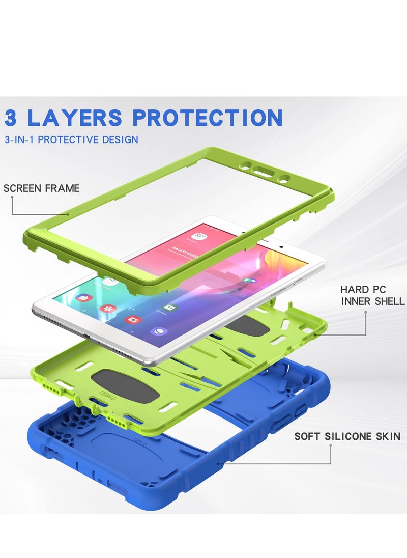 GULFLINK Gulflink  Protective Back Case Cover for SAMSUNG Tab A T290/T295 8 inch blue and lime  - Image 4