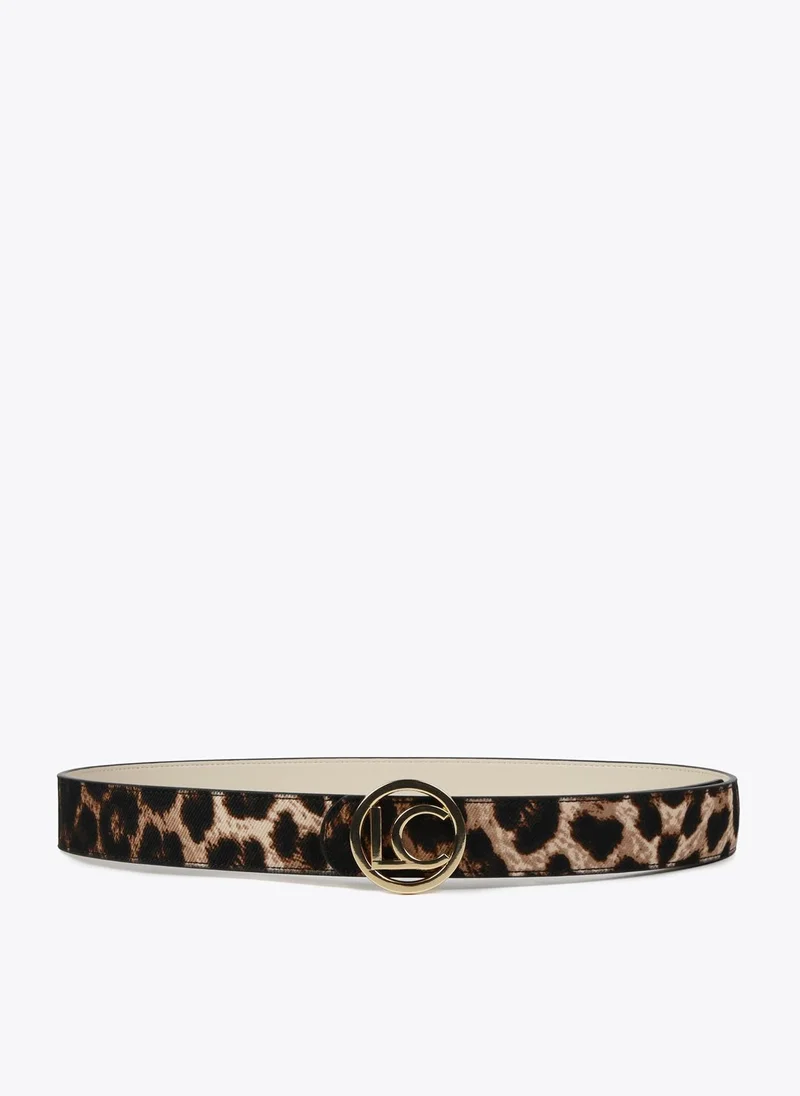 Lola Casademunt Reversible LC animal print belt