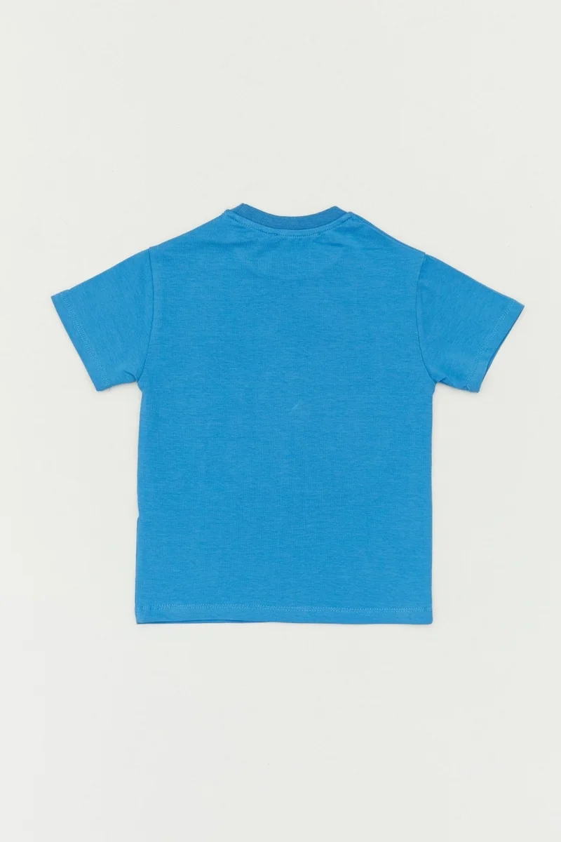 FullaModa Car Printed Illuminated Boy's T-Shirt