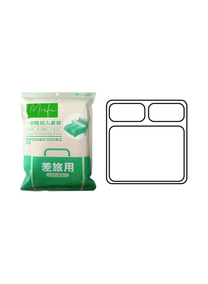 MIRFA Disposable Bedding Cover Set For Double Bed  - Image 1