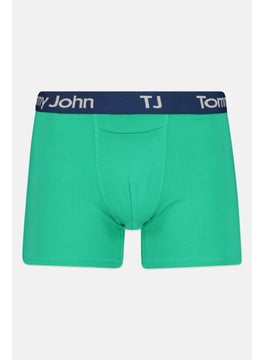 Tommy John Men 2 Pack 4 inseam Brand Logo Boxer Briefs, Multicolor  - Image 5