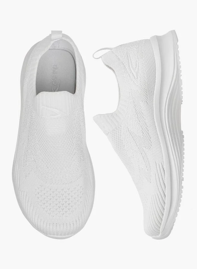 Dash Sock Hem Slip-On Sports Shoes With Pull Tab