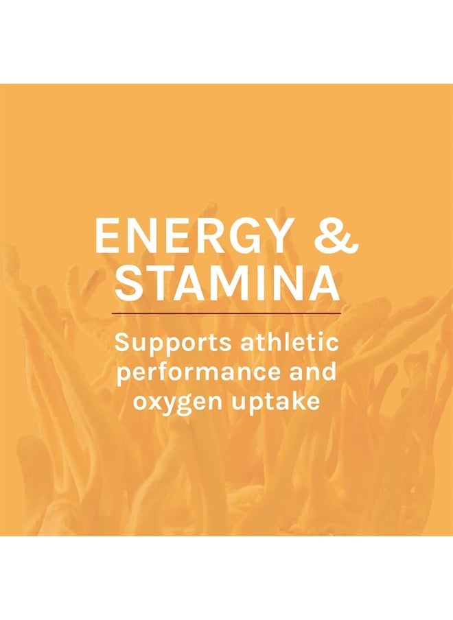 Host Defense - , Cordyceps Extract, Supports Energy and Stamina, Mushroom Supplement, Plain, 1 fl oz - Image 1