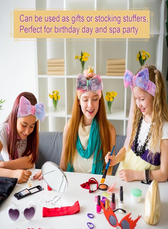 WSYUB Makeup Party Favors - Sleepover Party Favors with 28pcs Spa Headbands, Face Wash Headbands for Girls - Bulk Pack - Image 4