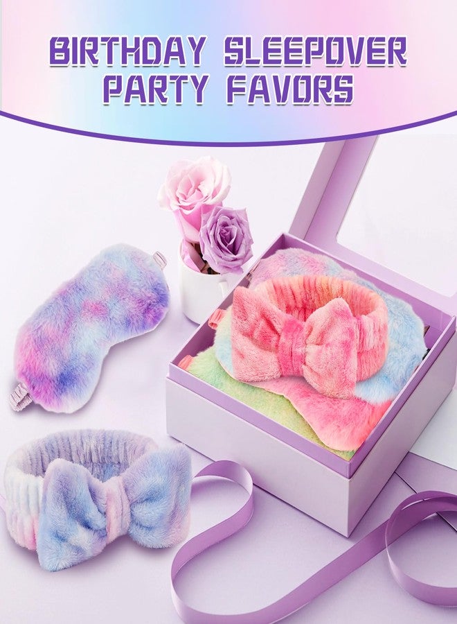 WSYUB Makeup Party Favors - Sleepover Party Favors with 28pcs Spa Headbands, Face Wash Headbands for Girls - Bulk Pack - Image 5