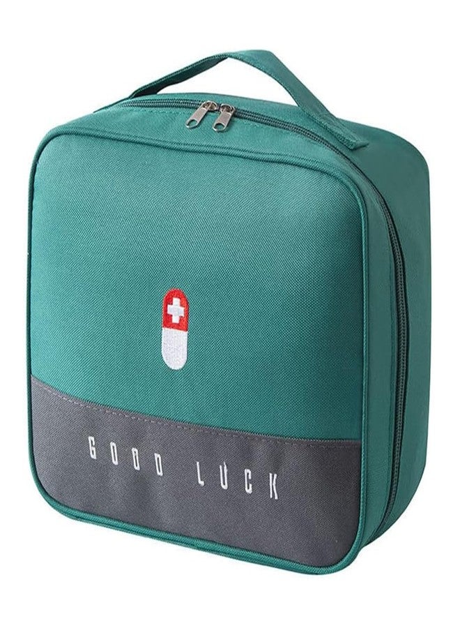 HMV MALL HMV Ball Empty First Aid Bags Travel Medical Supplies Cosmetic Organizer Insulated Medicine Bag Convenient Safety Kit for Home Office Travel Camping Hiking (Large) - Image 1