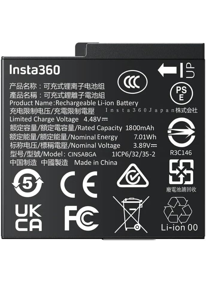 Insta360 Insta360 Ace Pro 2AceAce Pro Battery  Fast Charge Hub Bundle  Includes Fast Charge Hub  2 Batteries for Insta360 Ace Pro 2AceAce Pro 3 Items  - Image 2