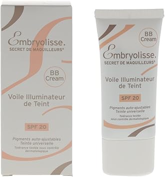 Embryolisse BB Cream Complexion Illuminating Veil 30 ml SPF 20 Skin Tint with Hyaluronic Acid Vitamin E Lightweight Hydrating Formula Adapts to Skin Tone for a Natural Glowy Finish All Skin Types - Image 4
