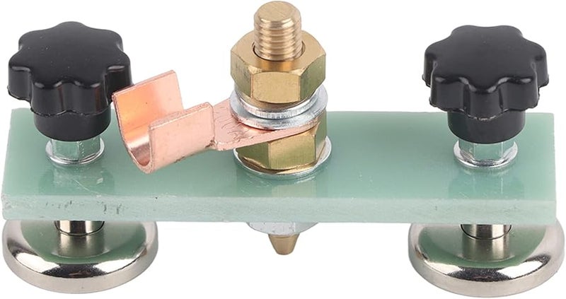 Double Headed Welding Ground Clamp with 6mm Insulation Board and Magnet - Image 1