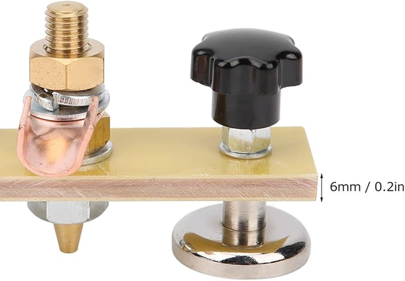 Double Headed Welding Ground Clamp with 6mm Insulation Board and Magnet - Image 5