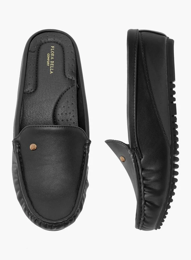 Flora Bella By Shoexpress Solid Slip-On Mules with Flatform Heel