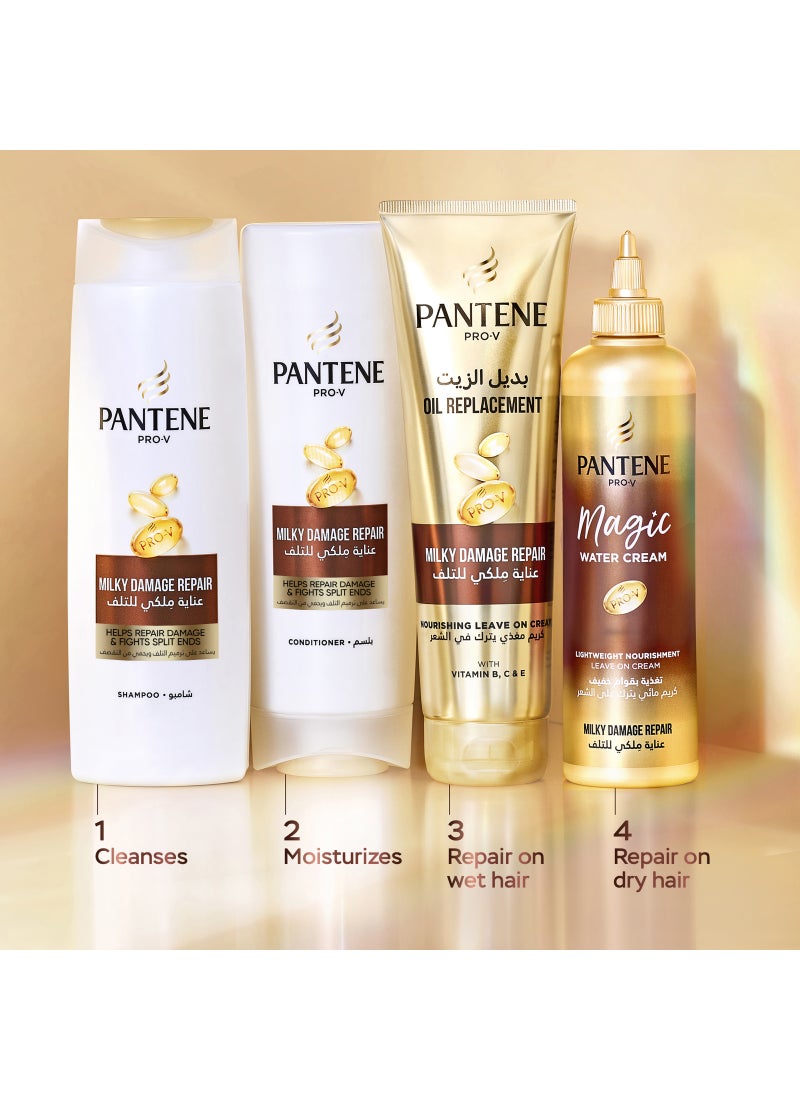 بانتين كريم سحري وخفيف الوزن يُترك على الشعر من بانتين برو-في عناية ملكي للتلف 270مل - Image 5