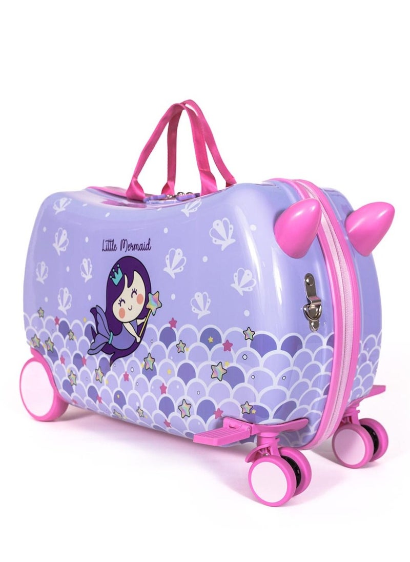 Milk & Moo - Kids Ride On Suitcase The Little Mermaid - Image 1