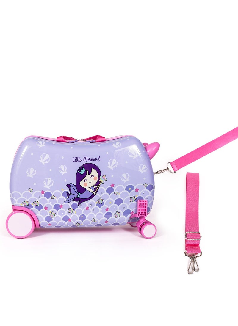 Milk & Moo - Kids Ride On Suitcase The Little Mermaid - Image 1