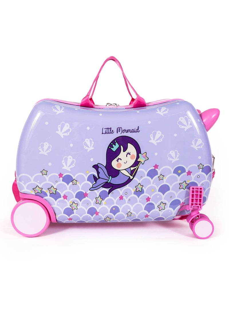 Milk & Moo - Kids Ride On Suitcase The Little Mermaid - Image 1