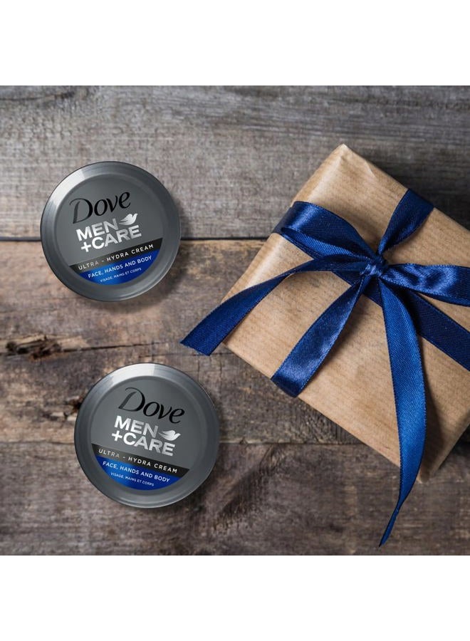 Dove Men+Care Ultra Hydra Cream, Face, Hands and Body care, All Skin Types, 3-Pack of 5.07 Oz Each, Jar - Image 5