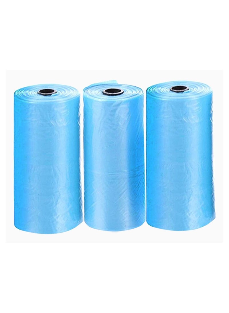 Waffee Waffee Pet Dog Waste Bags, Poo Bags, Pack of 21 Rolls (420 Bags)-Blue  - Image 3