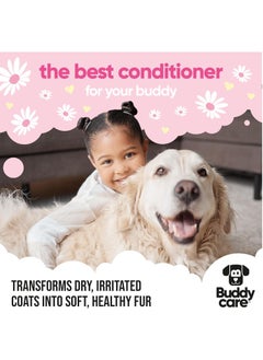 Buddy Baby Fresh Dog Conditioner 500ml Made with Aloe Vera Argan Oil and Pro Vitamin B5 to Detangle Matted Coats and Relieve Sensitive and Itchy Skin Suitable for Puppies from 8 Weeks Vegan Formula  - Image 5