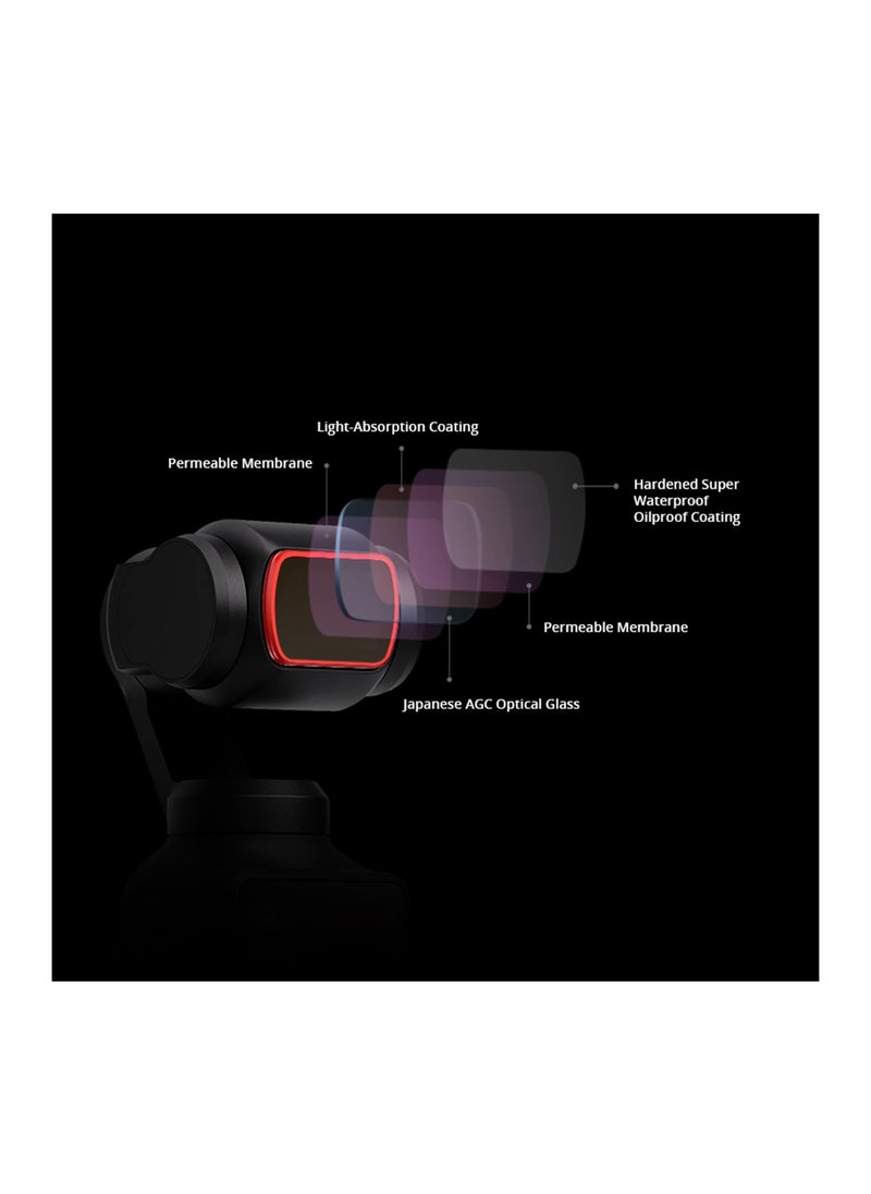 SYOSI مجموعة مرشحات Osmo Pocket 3 ND-PL، عبوة من 4 قطع - NDPL8/16/32/64 لعدسة DJI، إطار من سبائك الألومنيوم مع تركيب سريع مغناطيسي، زجاج بصري متعدد الطبقات  - Image 5