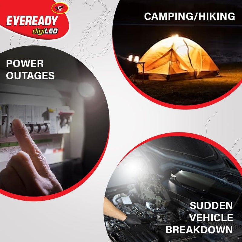 Eveready Eveready Digi LED DL 08 Torch 120 Lumen - Image 2