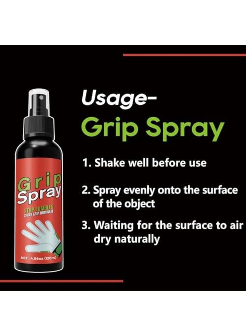 SYOSI بخاخ جريب قفاز حارس المرمى 120 مل - يعزز الجريب لقفازات حراسة المرمى في الظروف الرطبة، مثالي لتحسين الأداء، مقاوم للماء وطويل الأمد، مناسب لجميع حراس المرمى - Image 2