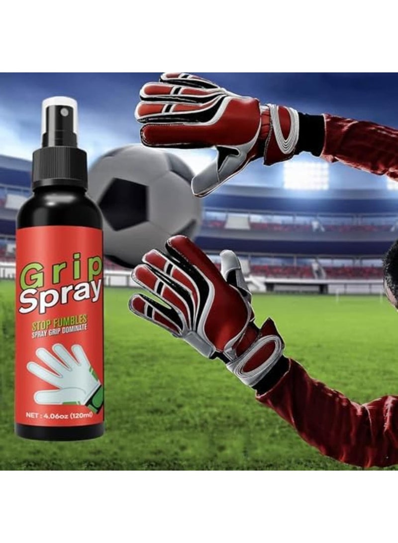 SYOSI بخاخ جريب قفاز حارس المرمى 120 مل - يعزز الجريب لقفازات حراسة المرمى في الظروف الرطبة، مثالي لتحسين الأداء، مقاوم للماء وطويل الأمد، مناسب لجميع حراس المرمى - Image 1