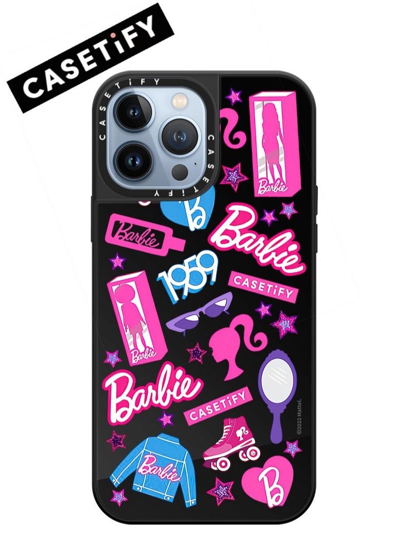 Casetify Case for iPhone 12 Pro Max 6.7 inch Barbie Cover Black - Image 1