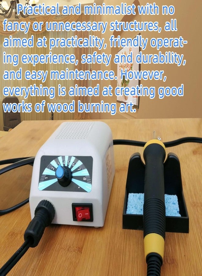 FIRElood lh20 wood burning kit, wood burning tool, adjustable temperature wood burner kit, professional wood burning kit for adults beginners, - Image 4