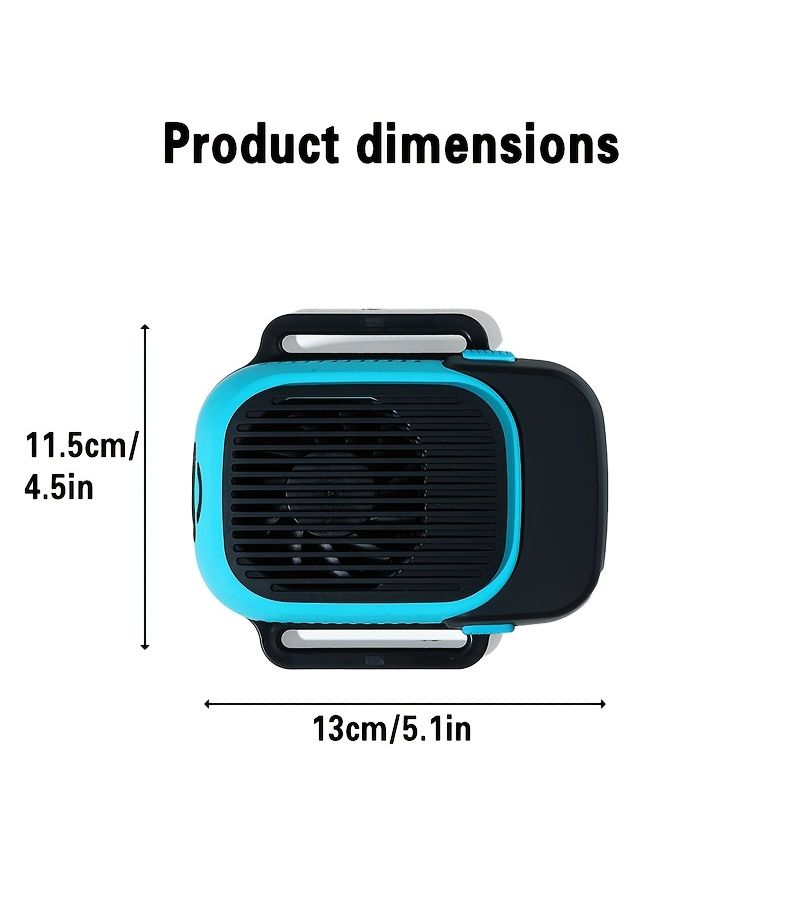 Blue Wireless Hot Cold Therapy Device With Detachable Battery And Magic Strap - Image 4
