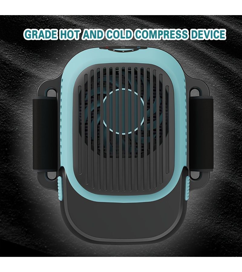 Blue Wireless Hot Cold Therapy Device With Detachable Battery And Magic Strap - Image 2