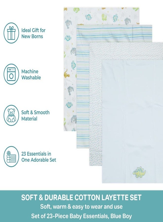 Spasilk مجموعة هدايا أساسية من سباسيليك مكونة من 23 قطعة للمولودين الجدد، ملابس للأطفال الذكور والإناث، هدايا حفلات استقبال المواليد، 0-6 أشهر - Image 5