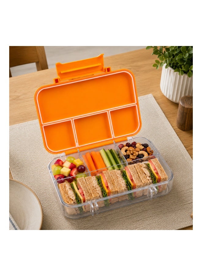 Cocobee Tritan Bento Lunch Box,4 Compartments - Orange - Image 5