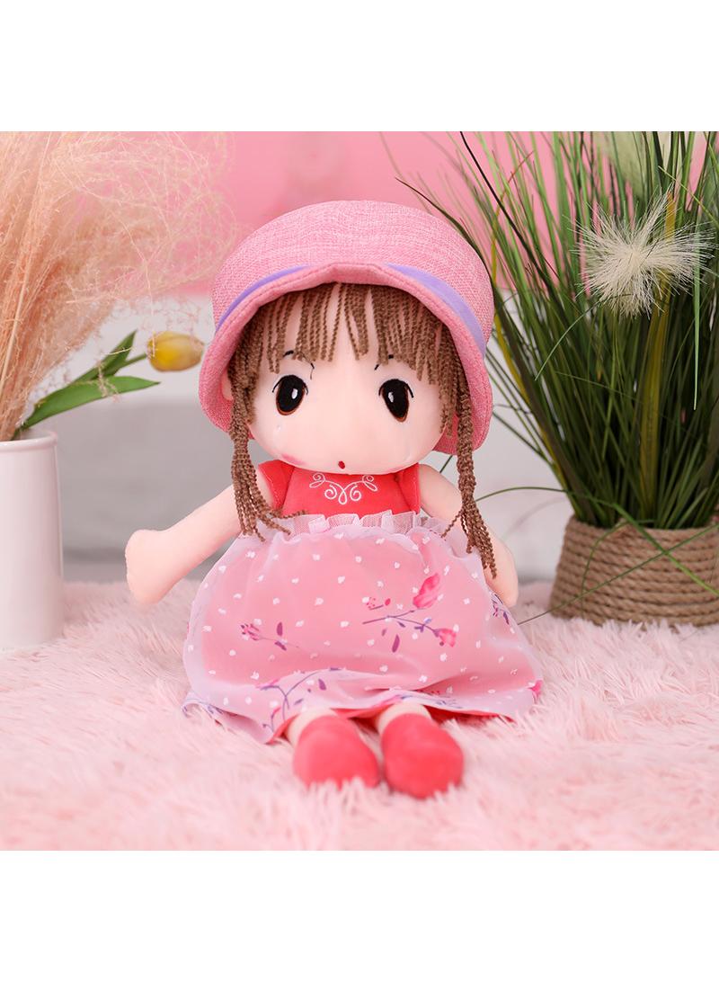 Y&D 45cm Straw Hat Elastic Soft Plush Doll  - Image 1