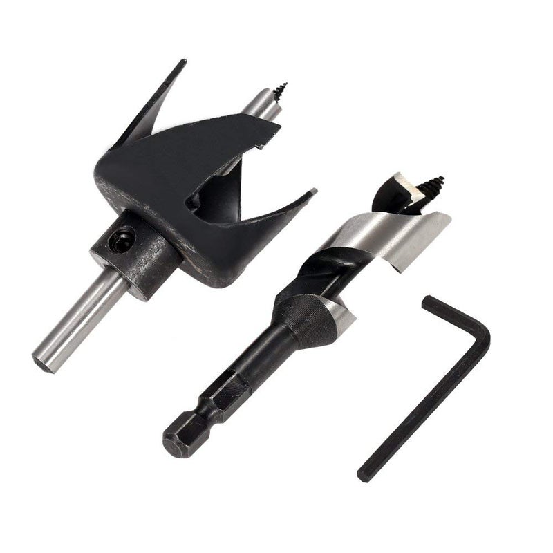 uptodateproducts 54mm218 Door Lock Installation Kit Hole Saw Drill Bits Set Professional BiMetal Lock Kit for Woodworking Tools - Image 1
