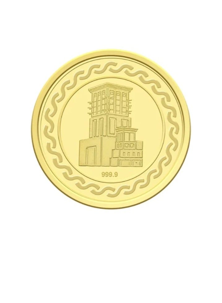 KHUSHBOO JEWELS 24K 5gm GOLD COIN 999.9 PURITY - Image 2