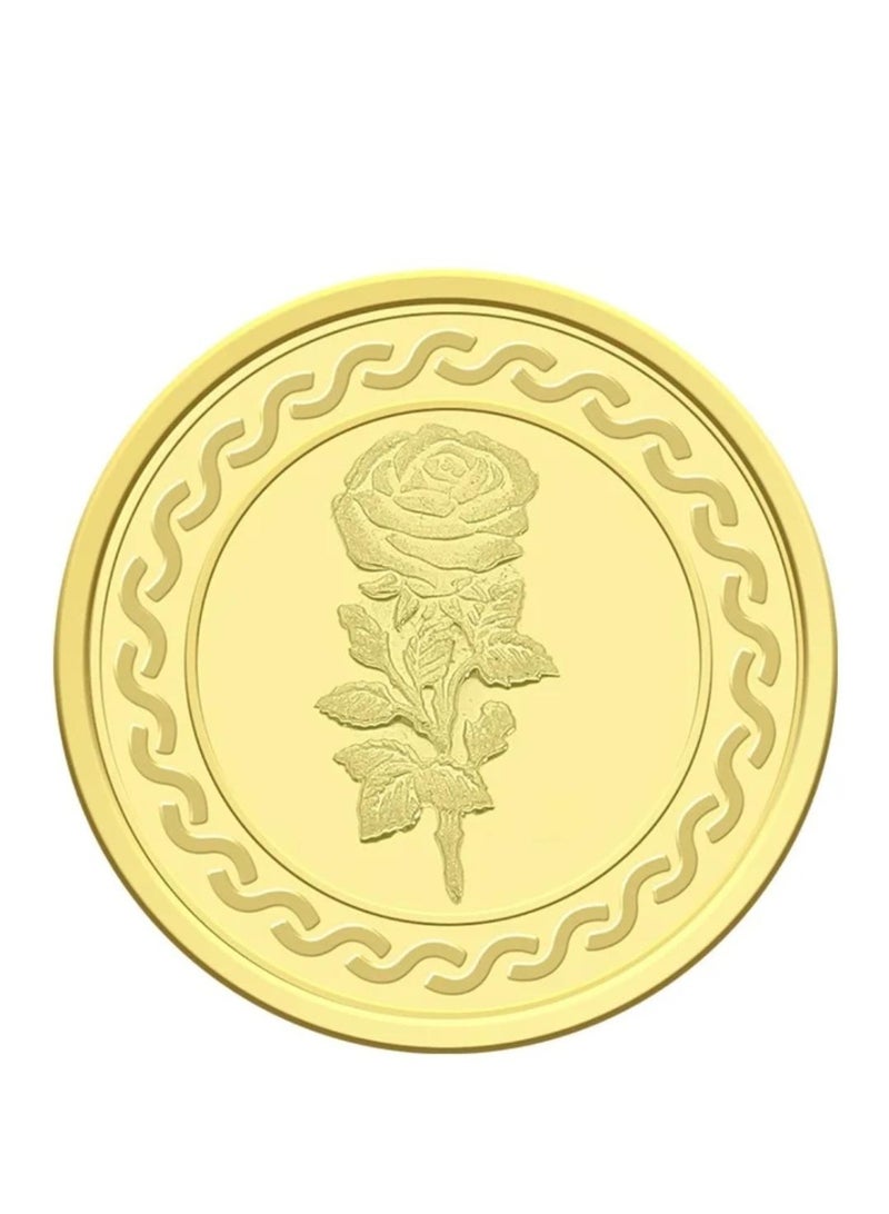 KHUSHBOO JEWELS 24K 5gm GOLD COIN 999.9 PURITY - Image 3