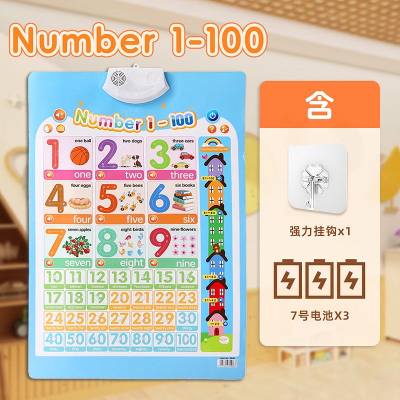 Children's Audio Flip Chart Reading Literacy English Learning Machine - Fun Interactive Educational Toy