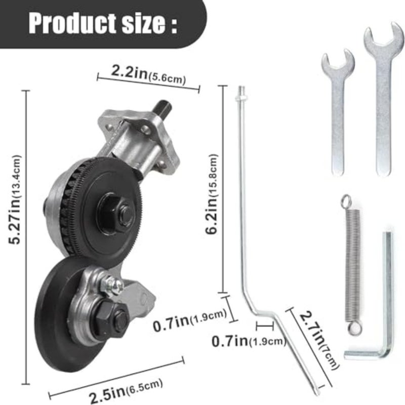 Electric Drill Plate Cutter, The New Metal Nibbler Drill Attachment, DIY Metal Drill Attachment, Electric Drill Plate Cutter Attachment for Cutting Iron, White Sheet, Steel, Copper, Aluminum. - Image 2