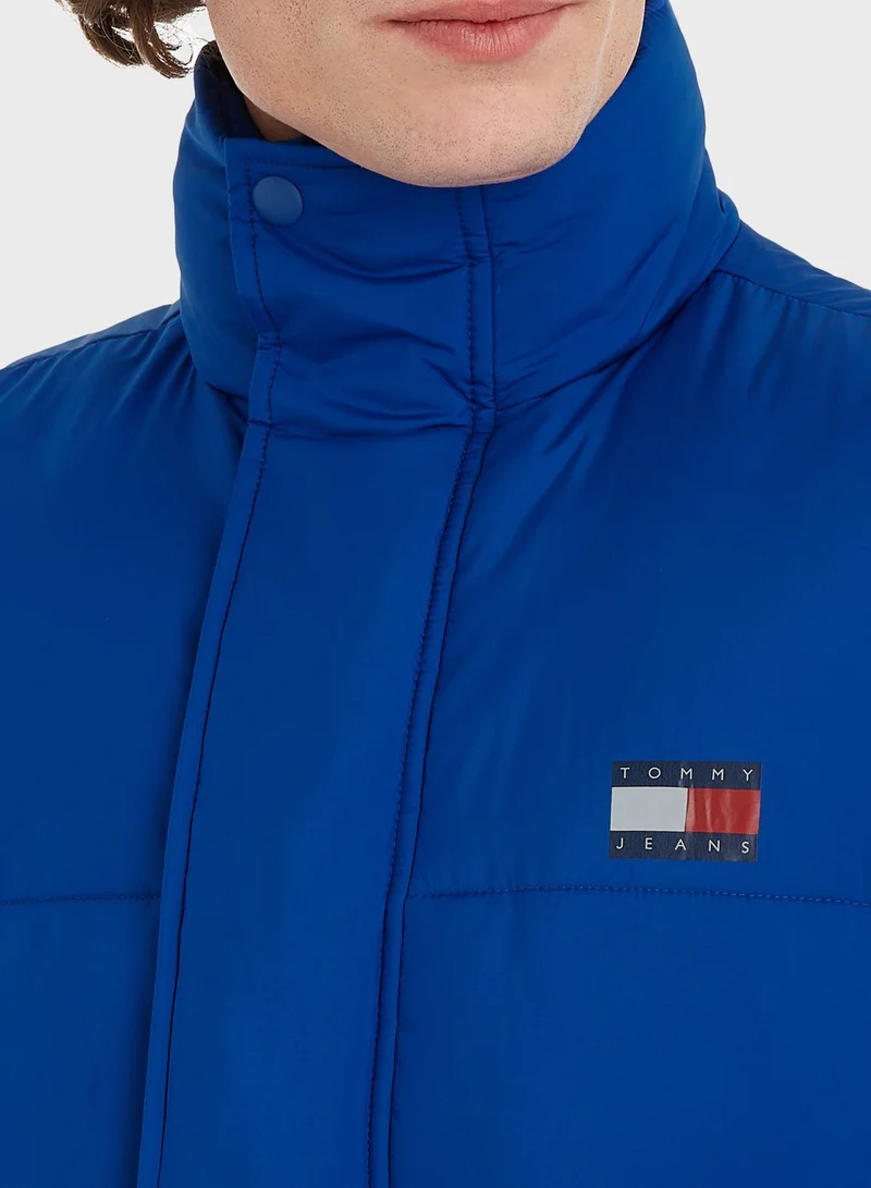 TOMMY JEANS Logo Puffer Vest Jacket