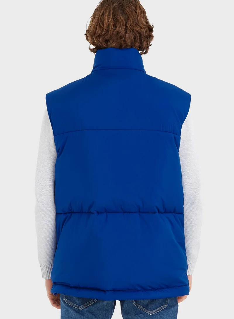 TOMMY JEANS Logo Puffer Vest Jacket