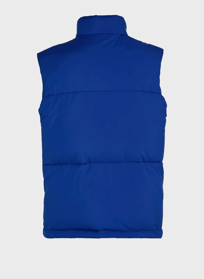 TOMMY JEANS Logo Puffer Vest Jacket