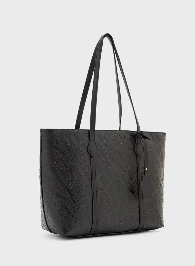 ايلا Monogram Embossed Tote Bag
