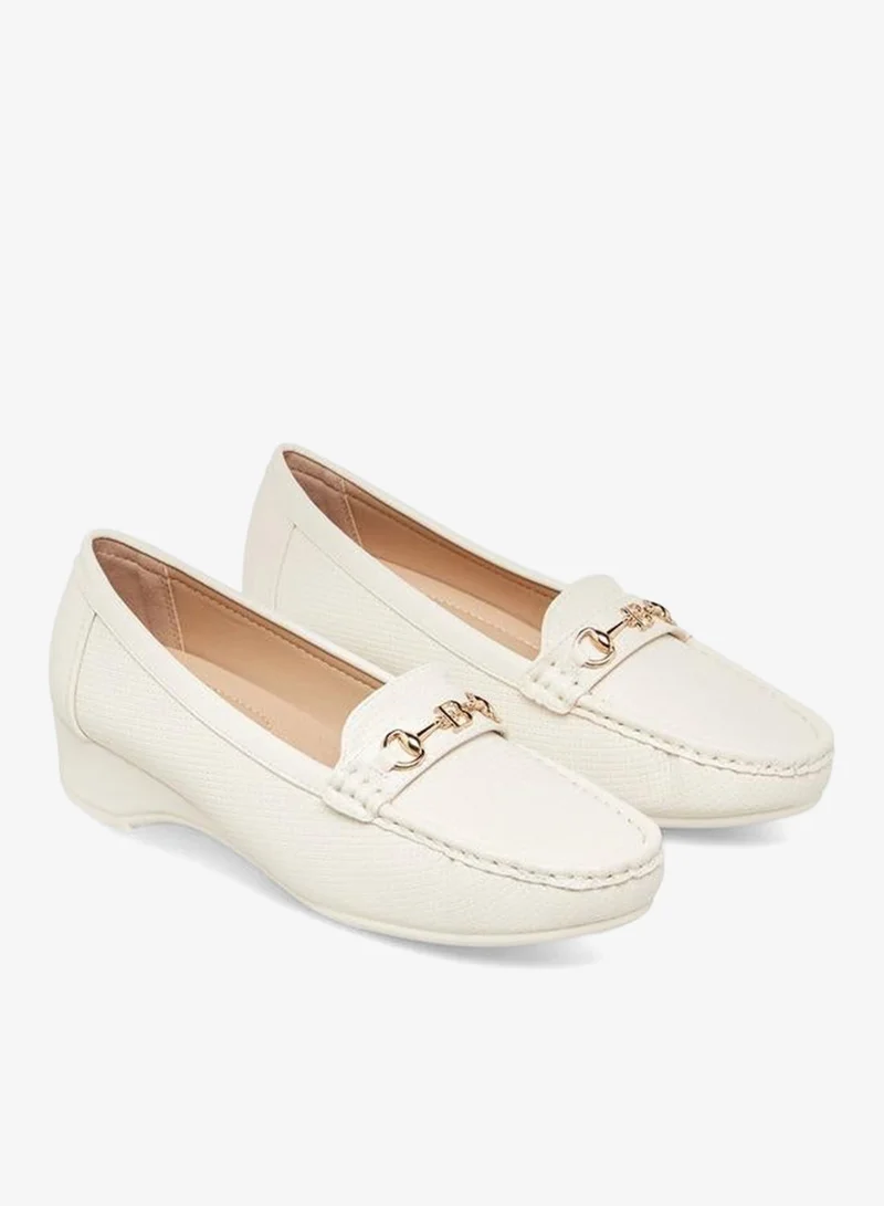 Flora Bella Women Buckle Accent Loafers