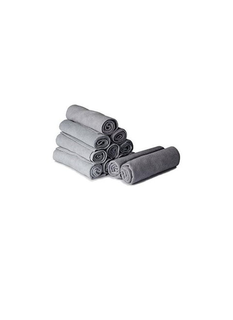 Adam's Edgeless Microfiber Utility Towel - Edgeless Microfiber Design with Tight Weave Fibers - Great All Purpose Detailing Towel (12 Pack).