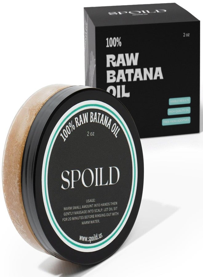 SPOILD Raw Batana Oil for Hair Growth - Sourced from Honduras - Dr. Sebi Approved - 100% Organic and Unrefined - For Thicker, Stronger Hair - 2oz. - Image 1