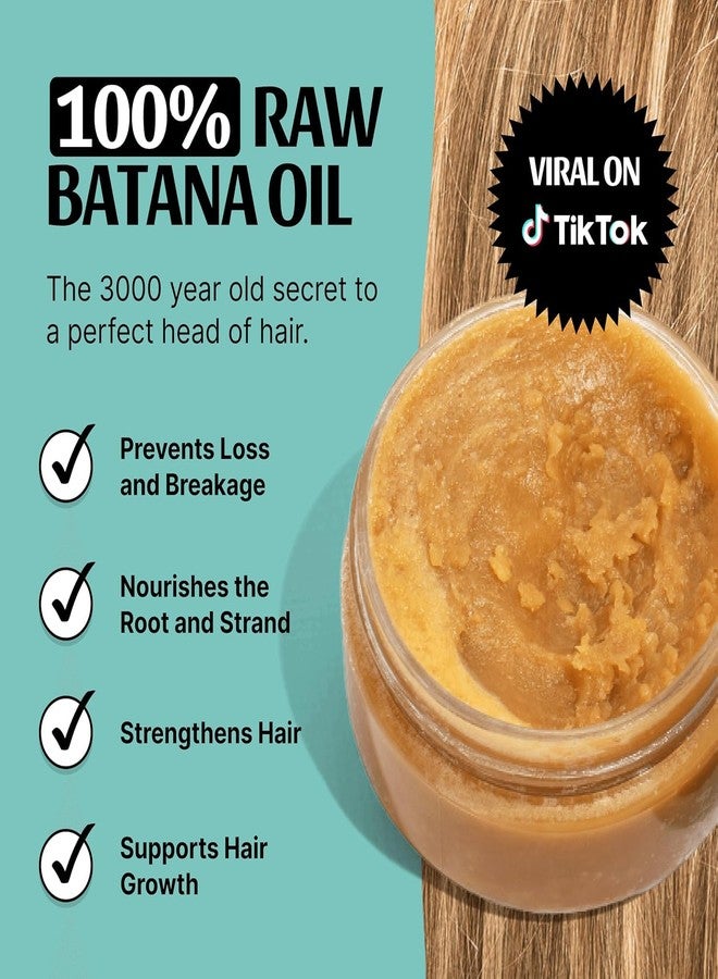 SPOILD Raw Batana Oil for Hair Growth - Sourced from Honduras - Dr. Sebi Approved - 100% Organic and Unrefined - For Thicker, Stronger Hair - 2oz. - Image 3